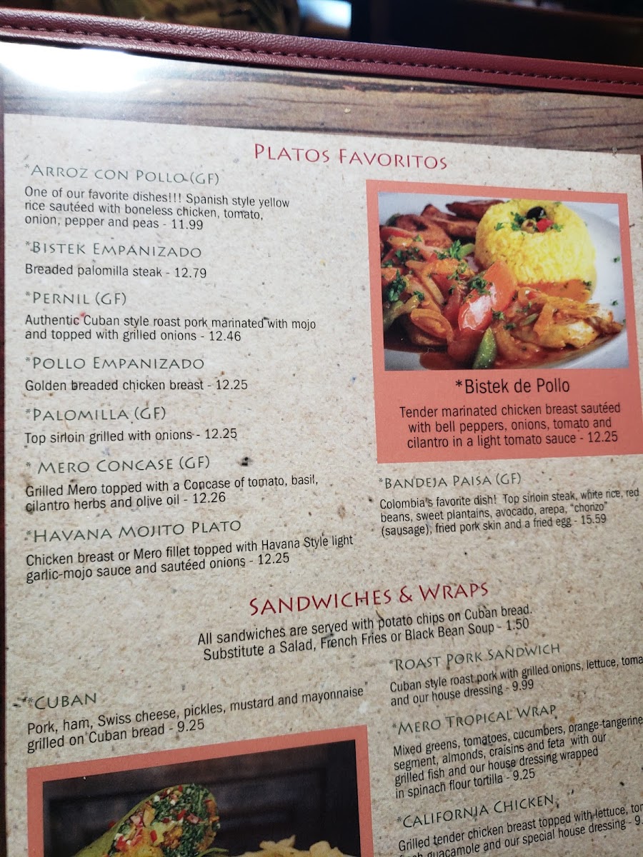 Menu - Latinos Y Mas photo 10