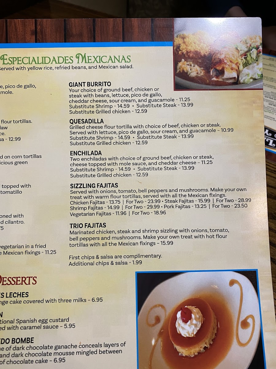 Menu - Latinos Y Mas photo 2